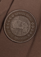 Canada Goose Hooded Cotton Sweatshirt Brown