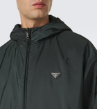 Prada Re-Nylon logo hooded jacket