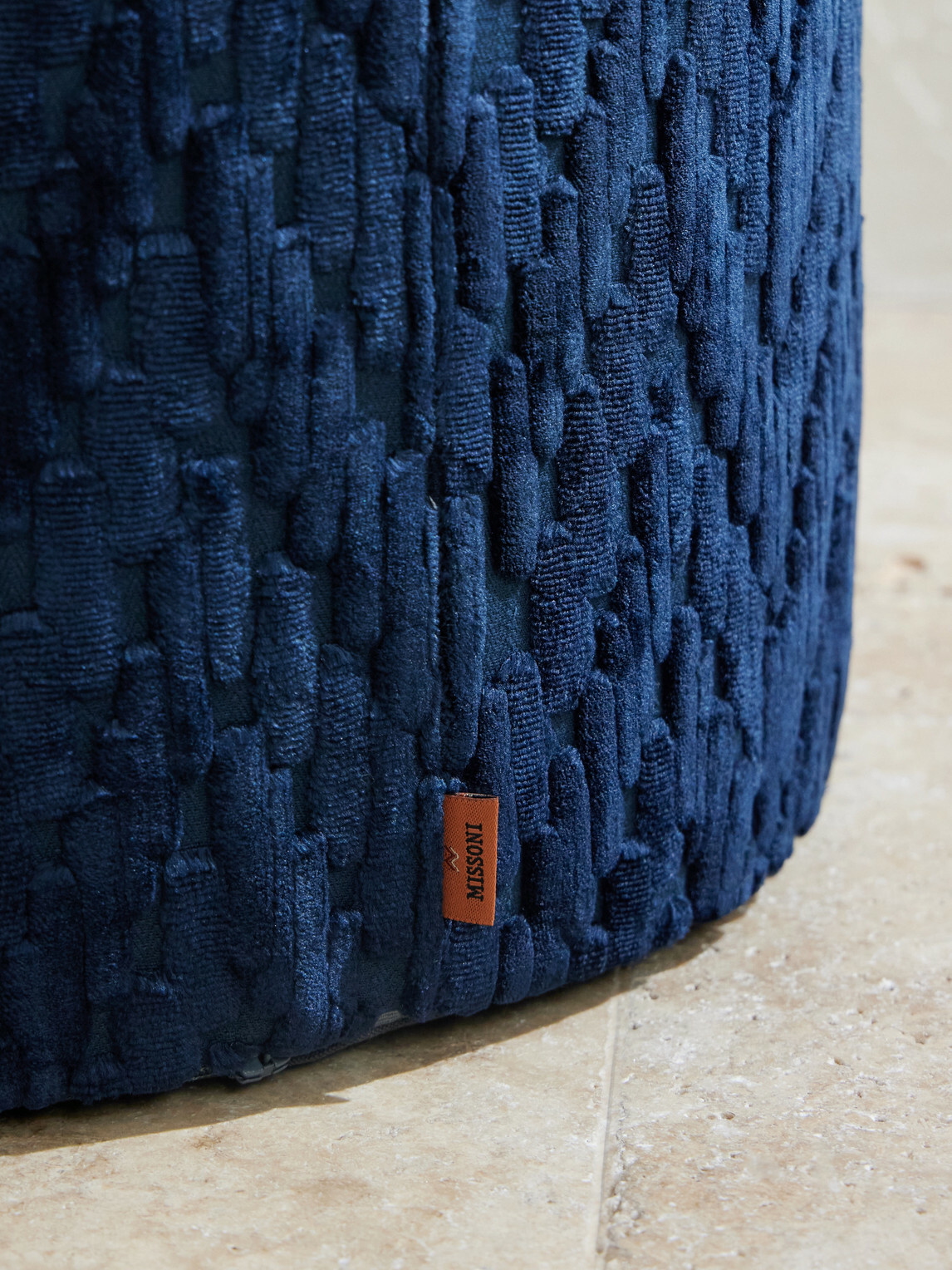 Missoni Home - Fossile Plush-Jacquard Pouf