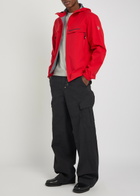 Moncler Grenoble Shipton Waterproof Packable Hooded Nylon Jacket Red