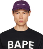 BAPE Purple 'A Bathing Ape' Cap