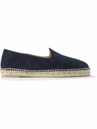 Castañer - Collapsible-Heel Suede Espadrilles - Blue