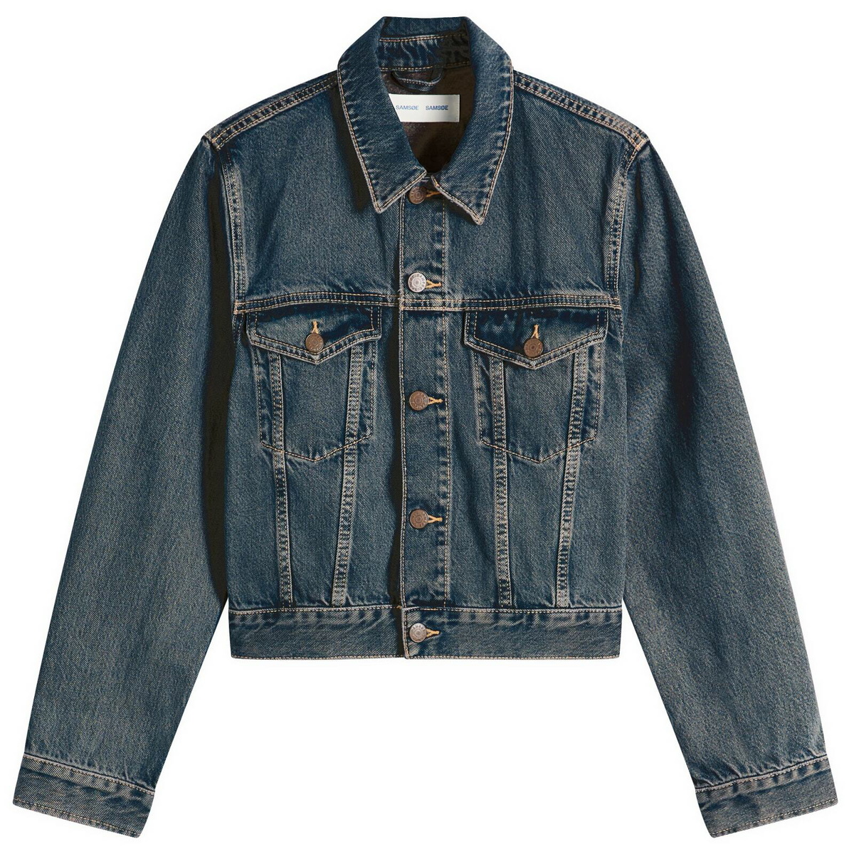 Samsøe Samsøe Women's Sabeth Denim Jacket in Burnt Oak