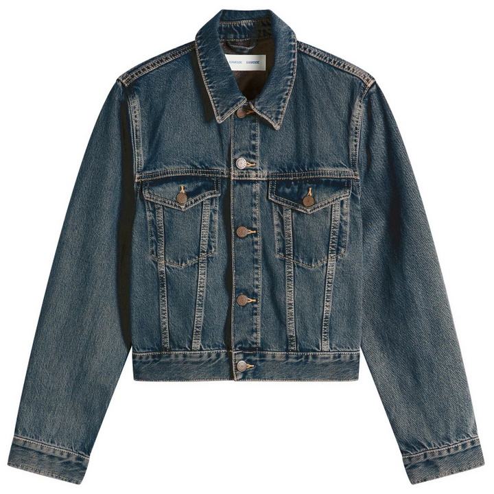 Photo: Samsøe Samsøe Women's Sabeth Denim Jacket in Burnt Oak