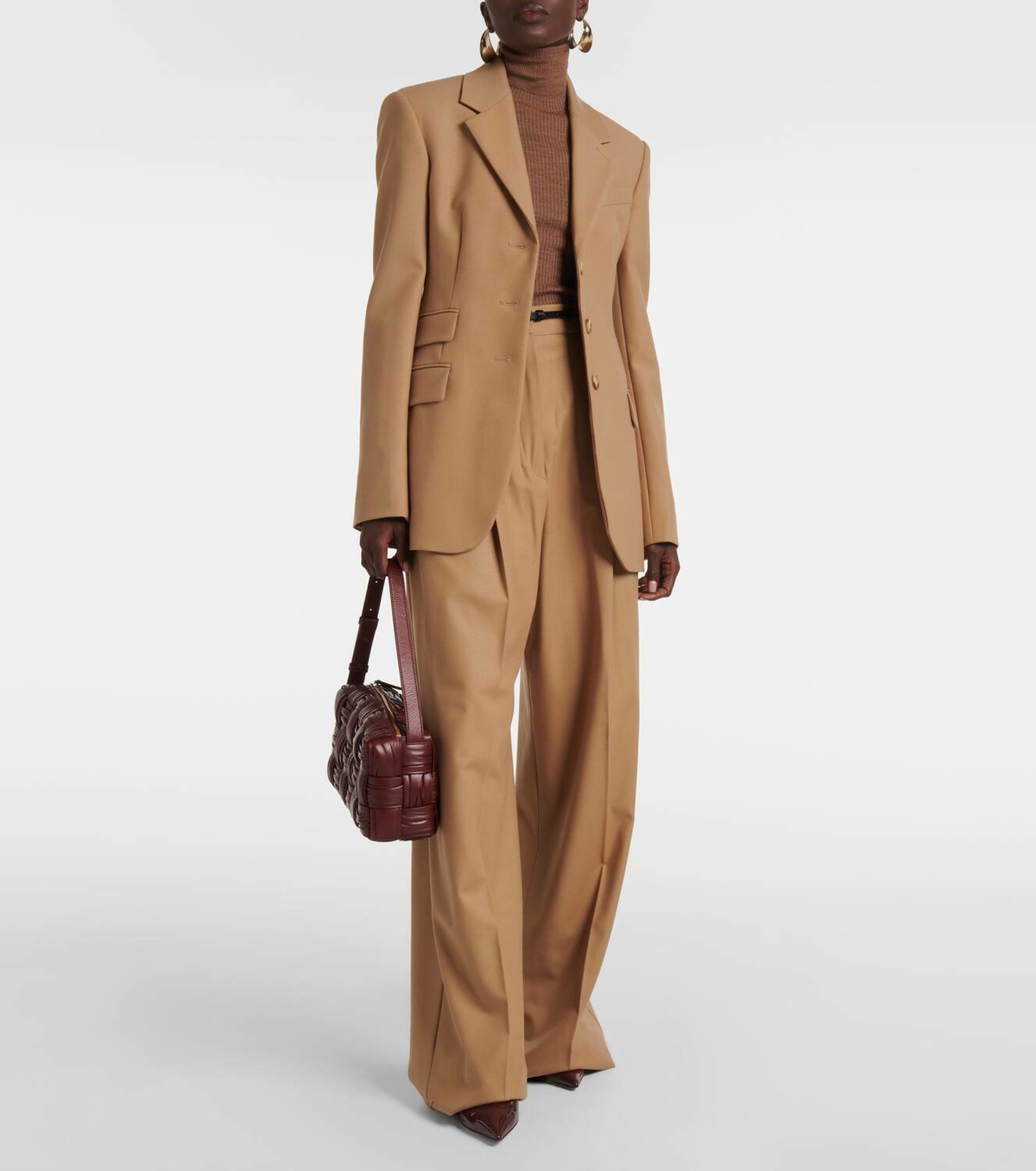 Sportmax Kiens12 wool-blend wide-leg pants Sportmax