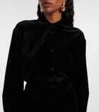 Max Mara Cotton velvet bodysuit