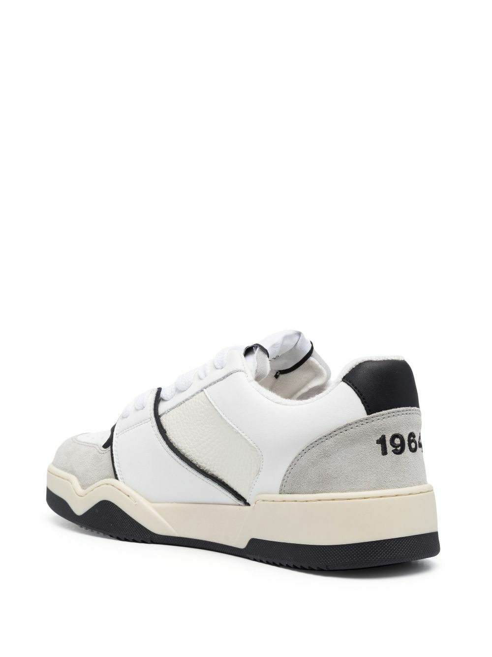スニーカー Dsquared2 Spiker Sneakers In Smooth Leather DSQUARED2 - Spiker Leather Sneakers Dsquared2
