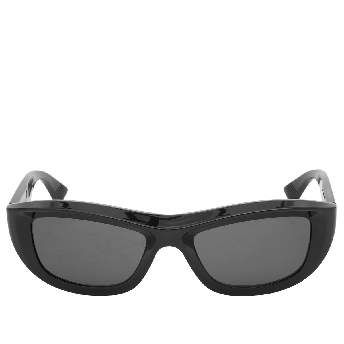 サングラス Bottega Veneta Sunglasses - Black/Grey Bottega Veneta - Metal Aviator Sunglasses - Black Grey