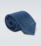 Gucci GG jacquard silk tie