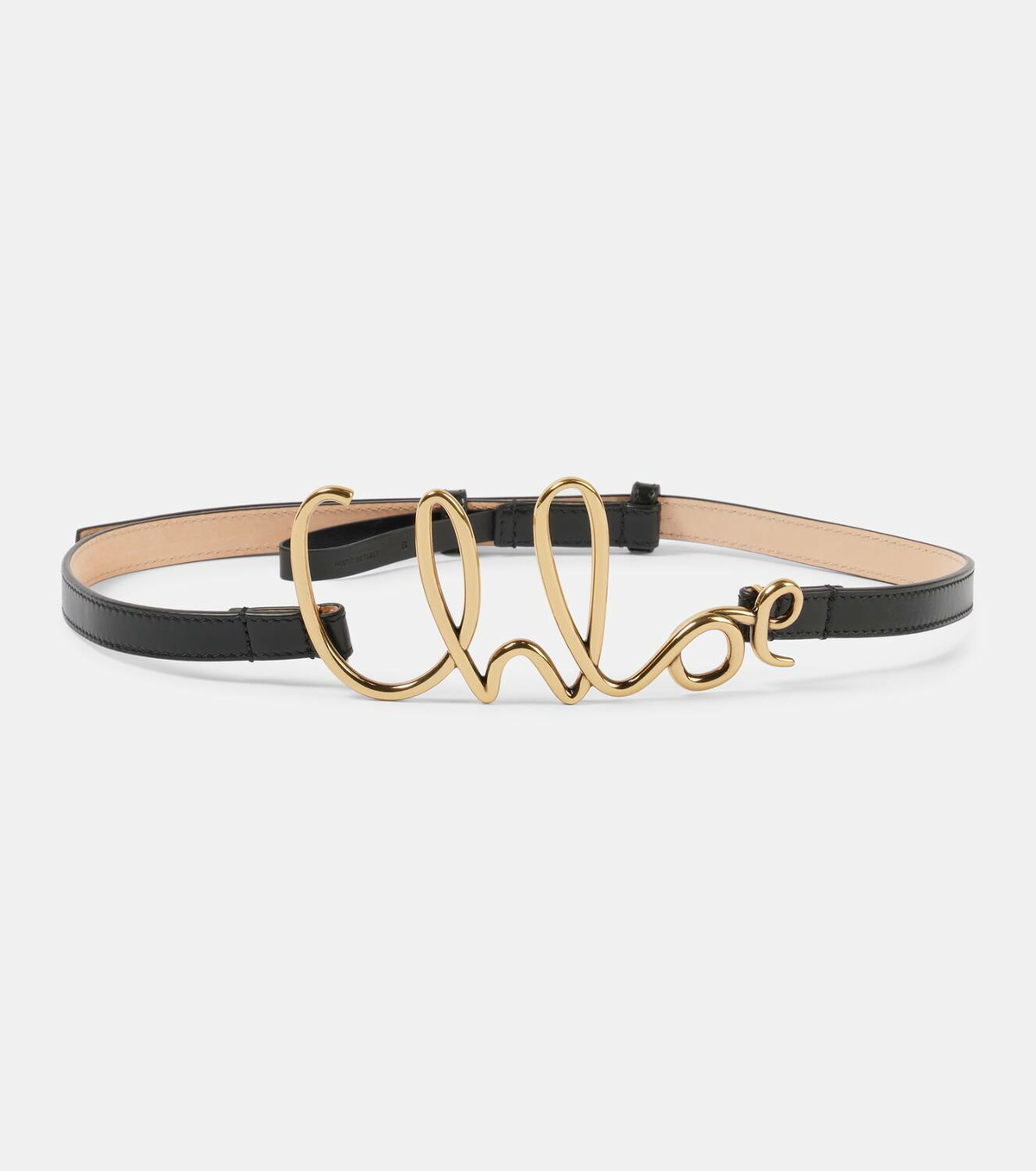 Chloé Chloé Iconic slim leather belt Chloe