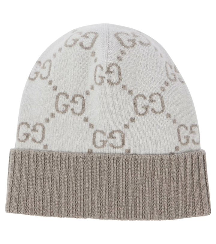 Photo: Gucci GG cashmere jacquard beanie