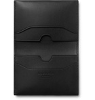 Acne Studios - Logo-Print Leather Bifold Cardholder - Black