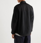 Comme des Garçons HOMME - Panelled Shell and Fleece Overshirt - Black