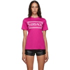 Versace Pink 90s Logo T-Shirt