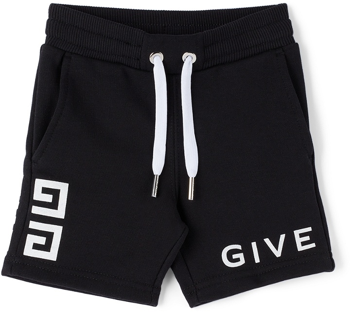 Photo: Givenchy Baby Black Bermuda Shorts