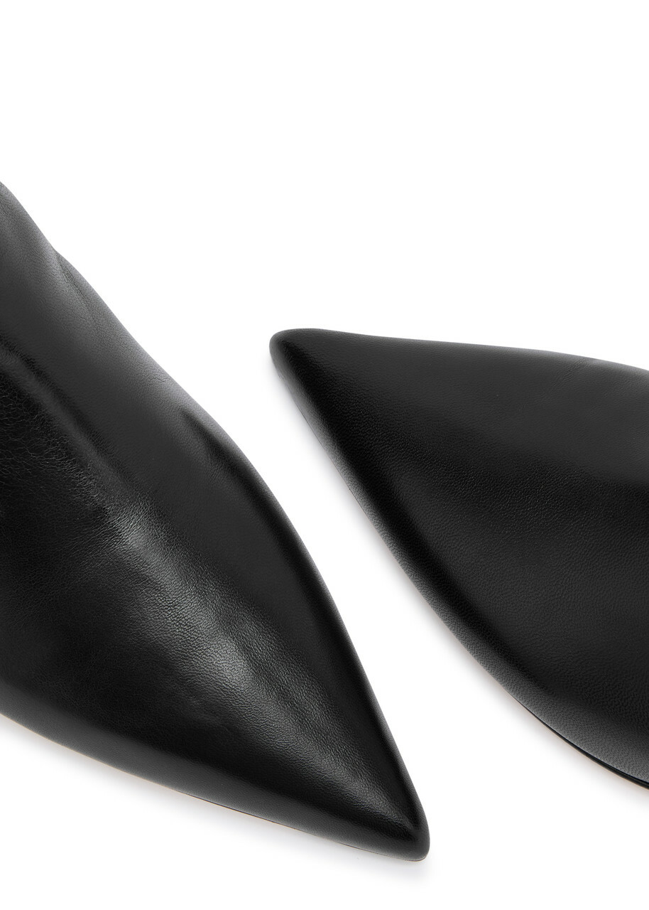 Aeyde Sofie Leather Ankle Boots Black