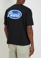 Picante Sienna Logo-print Cotton T-shirt Black