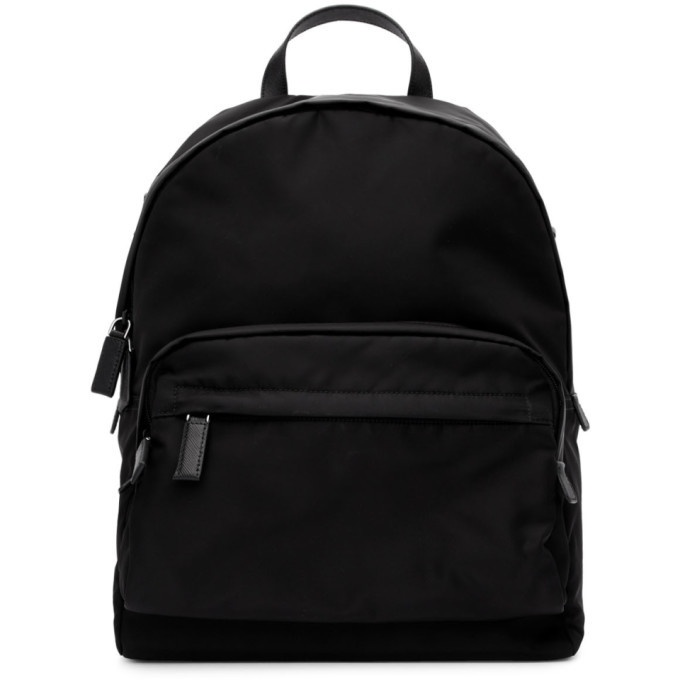 Photo: Prada Black Nylon Montagna Backpack