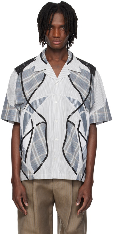 Photo: Craig Green Blue Patchwork Shirt