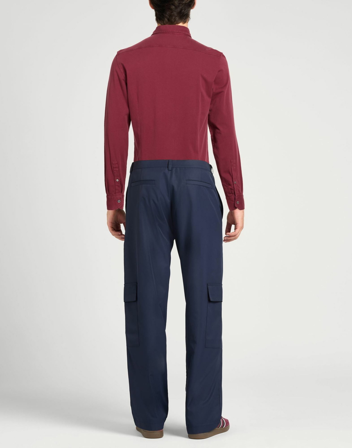 Drumohr Mens Shirt in Burgundy