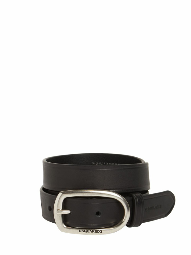 Photo: DSQUARED2 2.5cm Simple Woman Leather Belt