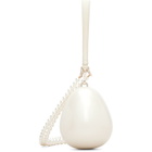 Simone Rocha Off-White Pearl Crossbody Micro Egg Bag