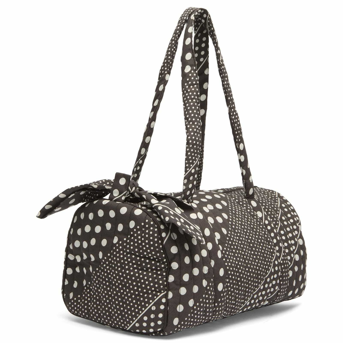 Damson Madder Women's Quilted Weekender Bag in Dark Brown 