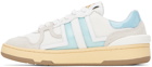 Lanvin Blue & White Clay Sneakers