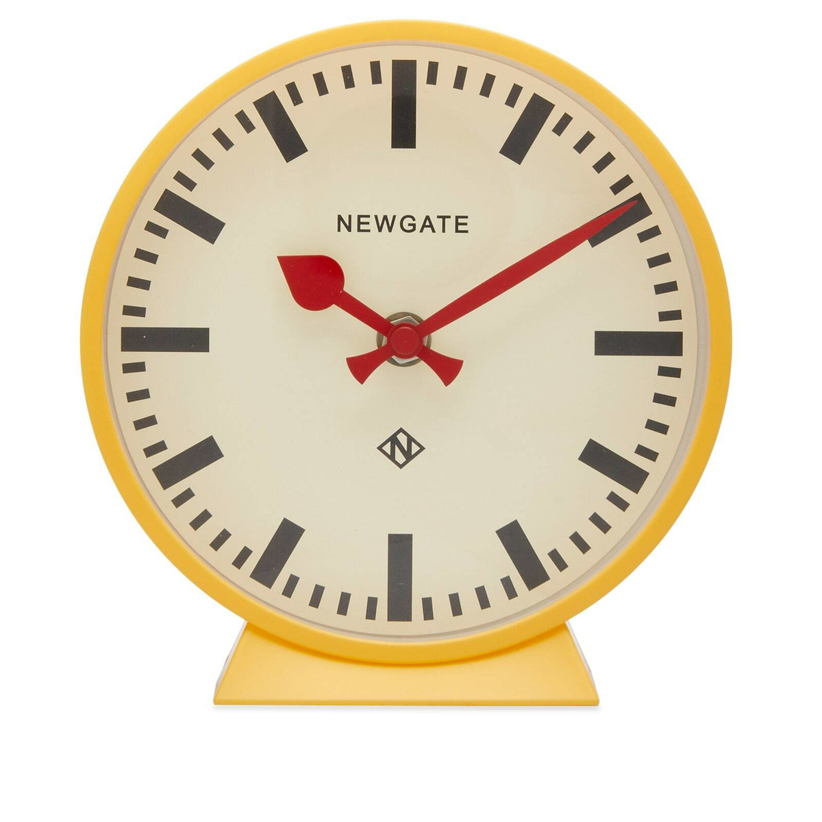 Newgate Clocks M Mantel Railway Clock in Yellow 
