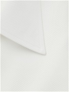 TOM FORD - Double-Cuff Cotton-Piqué Tuxedo Shirt - White