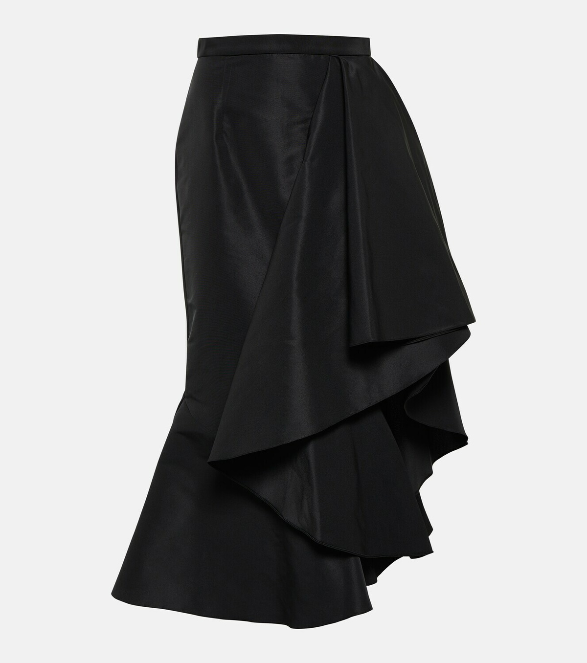 スカート Alexander Mcqueen Long Skirt Alexander McQueen Asymmetric high-waisted Maxi Skirt | Black