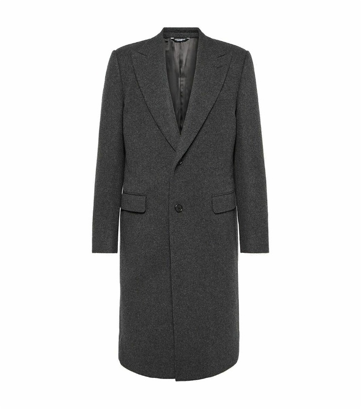 Photo: Dolce&Gabbana Wool-blend overcoat