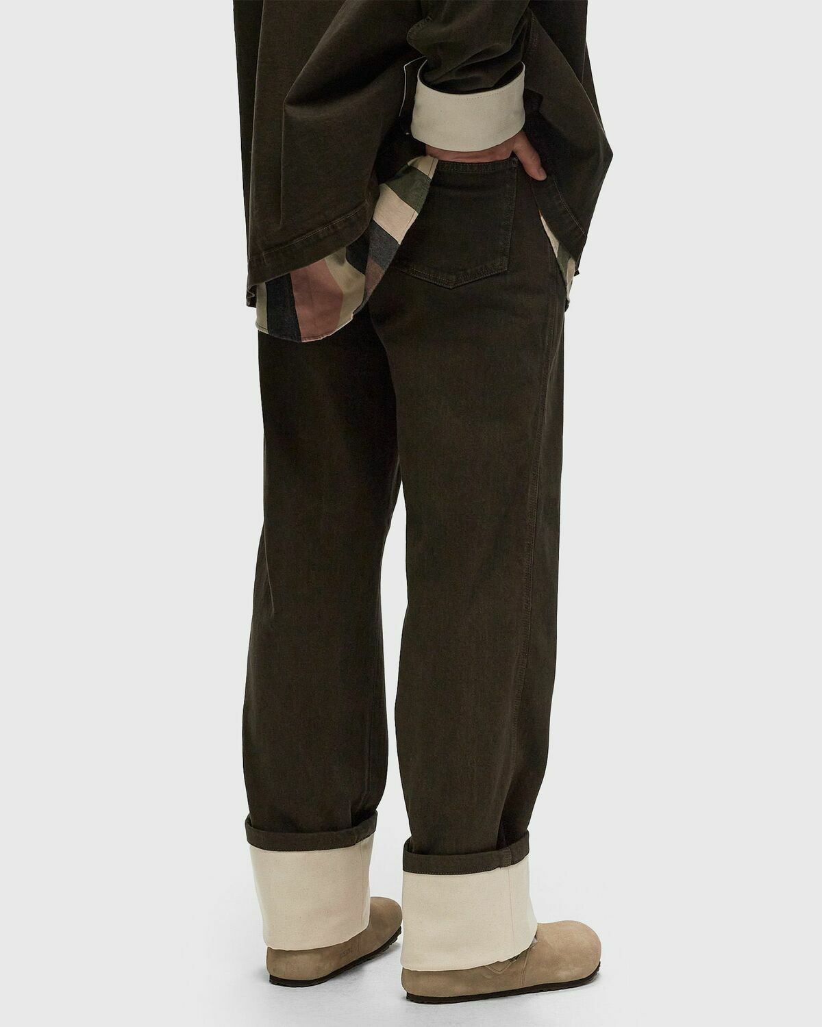 JW anderson Contrast Turn-Up ジーンズ JW anderson Contrast Turn-Up ジーンズ