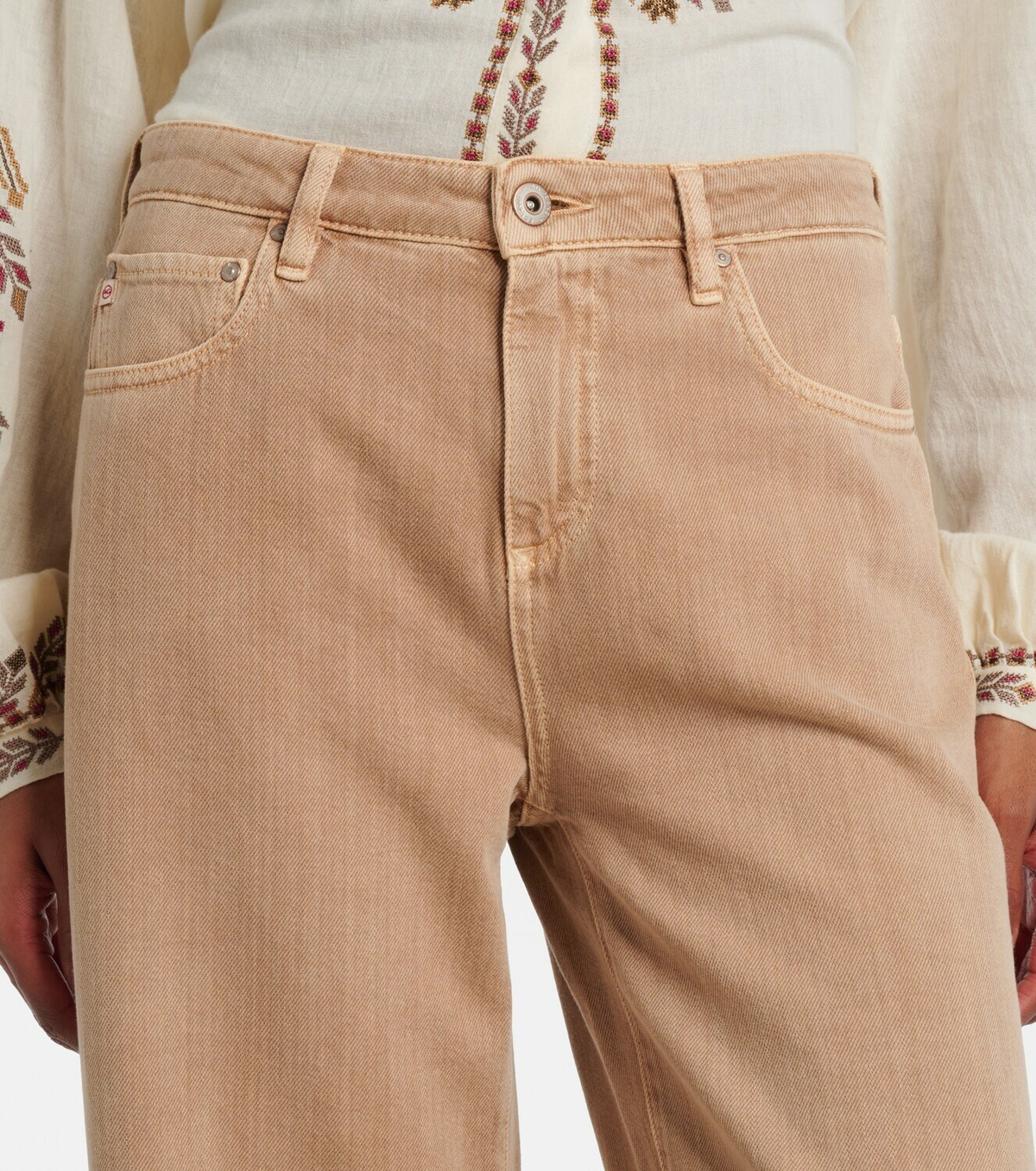 AG Jeans Saige cropped wide-leg jeans