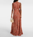 Diane von Furstenberg Elliot jacquard maxi dress