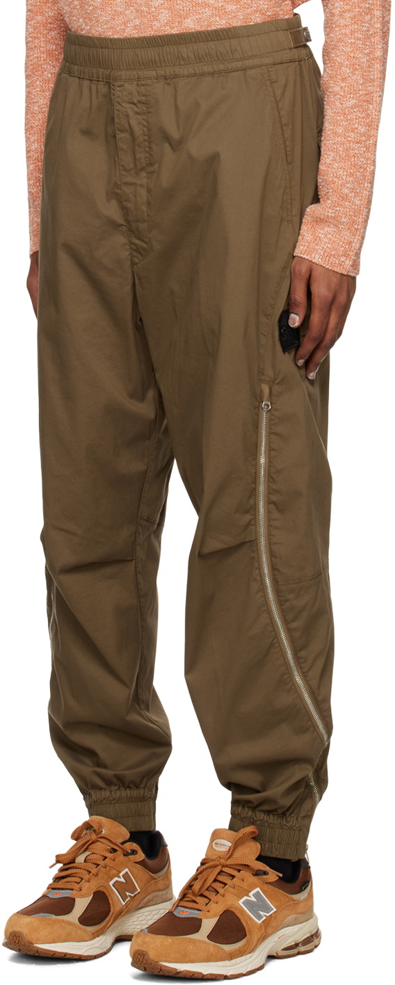 Stone Island Shadow Project Brown Ventilation Cargo Pants