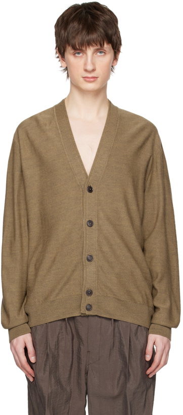 Photo: LEMAIRE Beige Twisted Cardigan