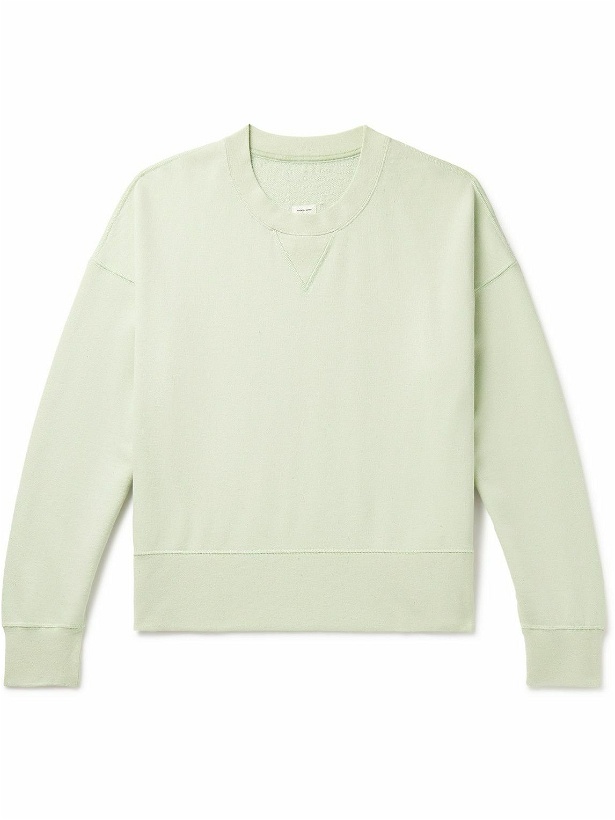 Photo: Visvim - Court Cotton and Cashmere-Blend Jersey Sweatshirt - Green