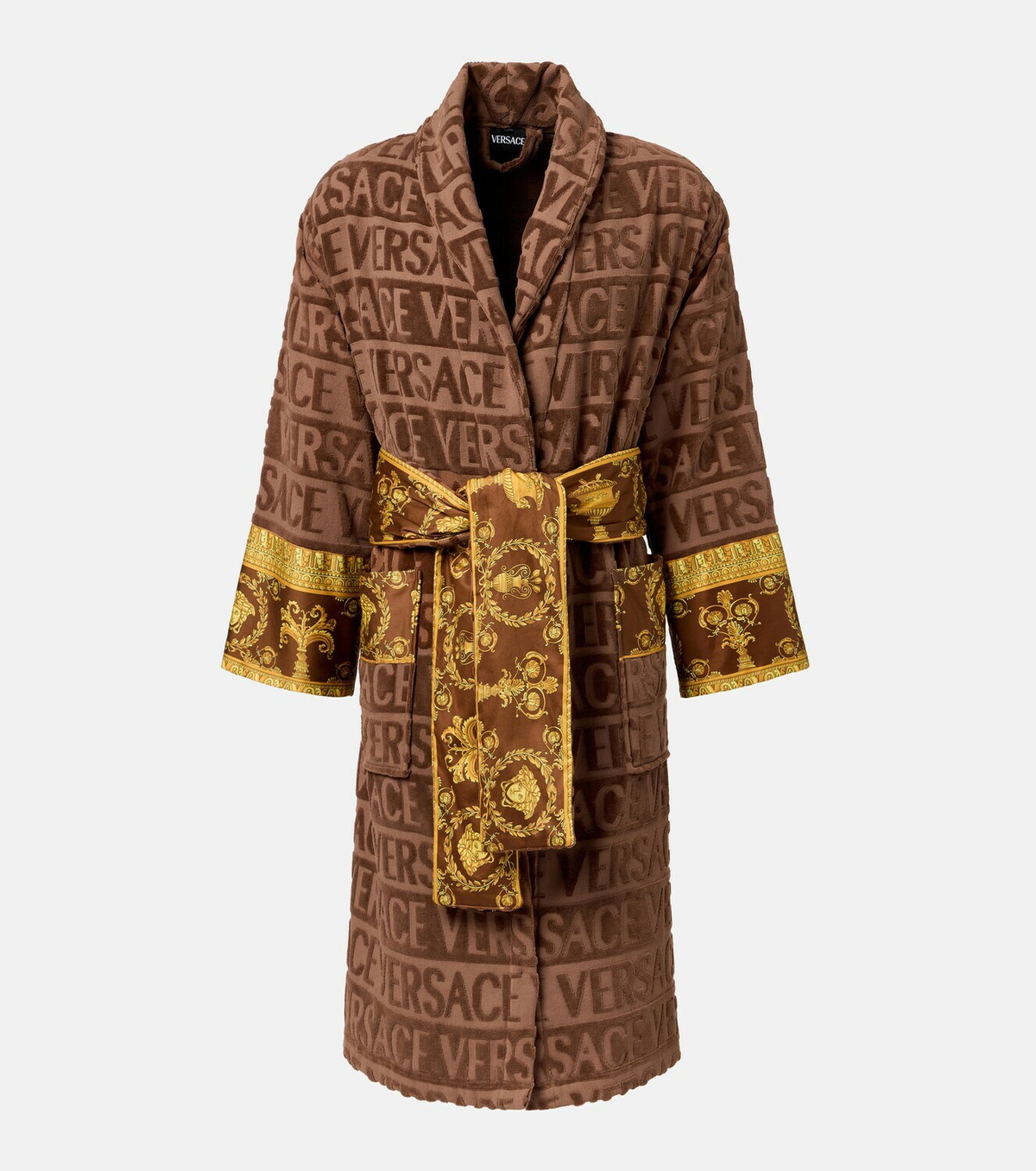 Versace Home I Heart Baroque cotton terry bathrobe