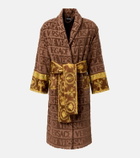 Versace Home I Heart Baroque cotton terry bathrobe
