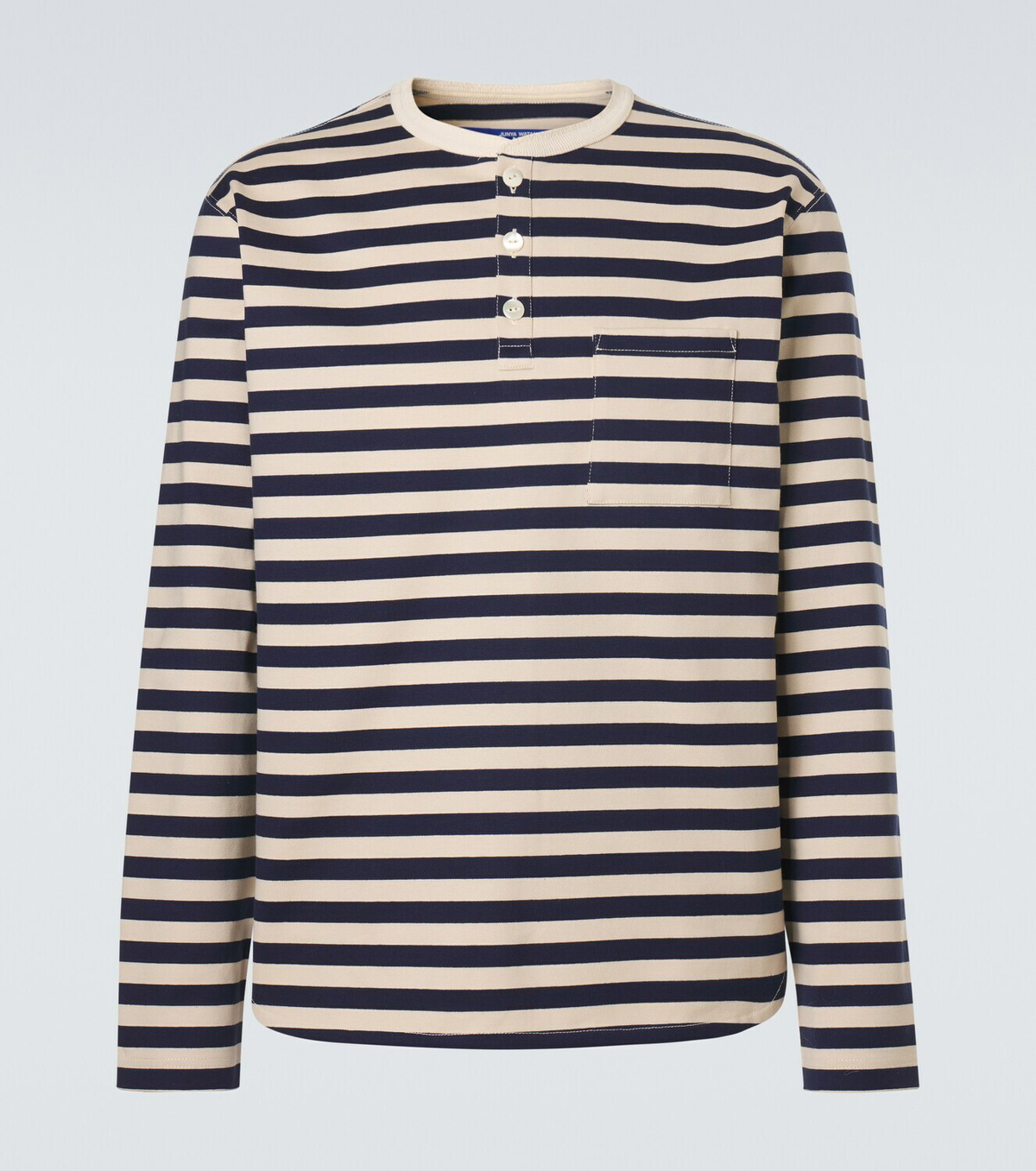 Junya Watanabe Striped cotton jersey T-shirt