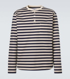 Junya Watanabe Striped cotton jersey T-shirt