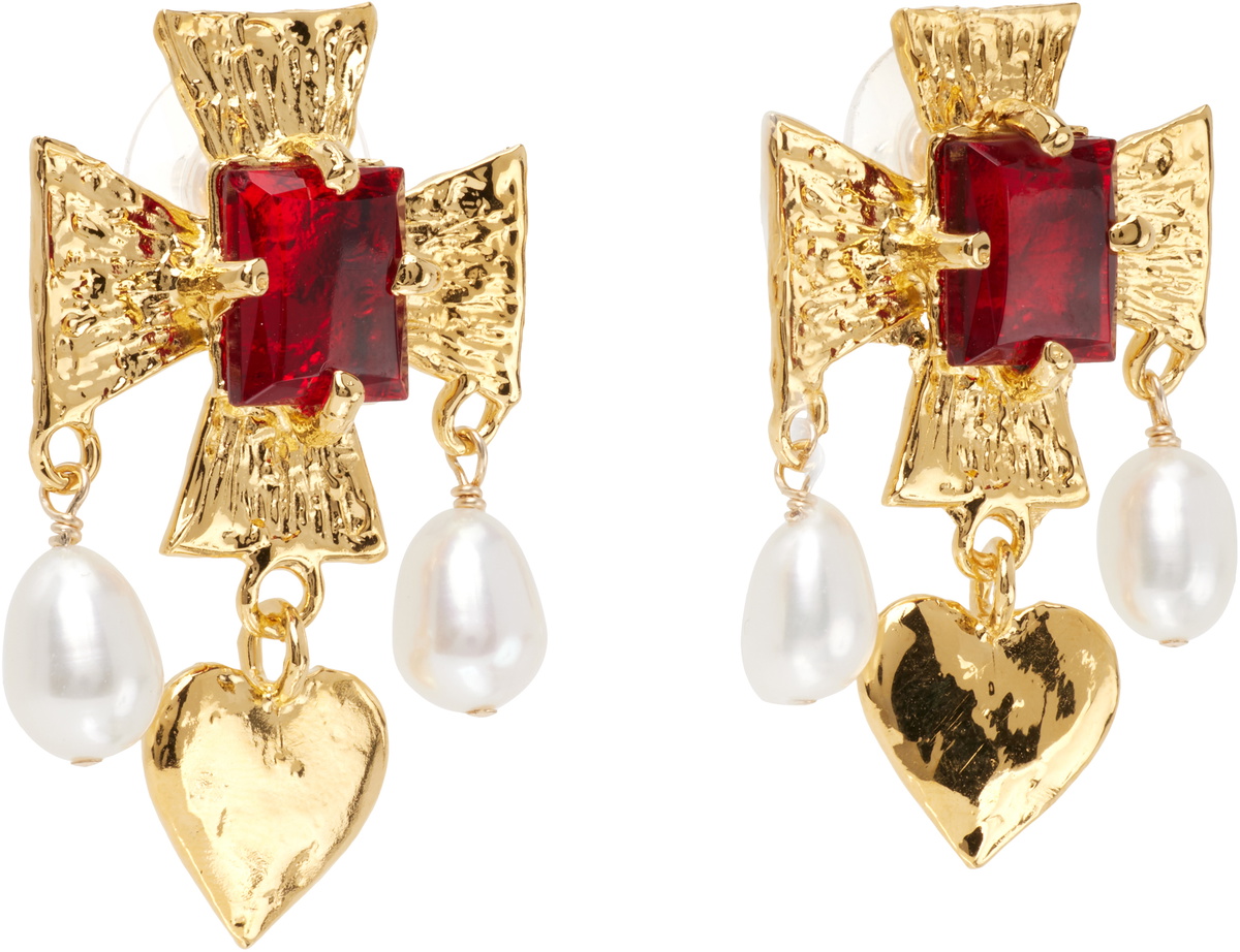 Mondo Mondo Cardinal Earrings
