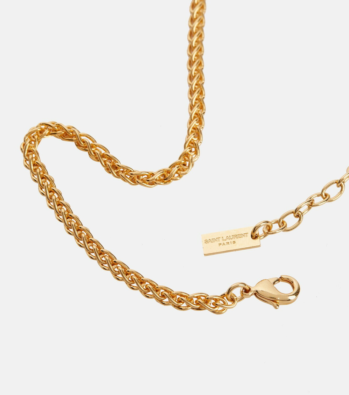 saint laurent gold belt