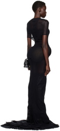 Jean Paul Gaultier Black Shayne Oliver Edition Maxi Dress