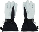 Hestra Black & Off-White Heli Gloves