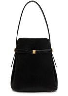 Toteme Belted Calf-hair Bucket bag - Black - One Size