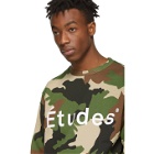 Etudes Green Camo Logo Sweatshirt
