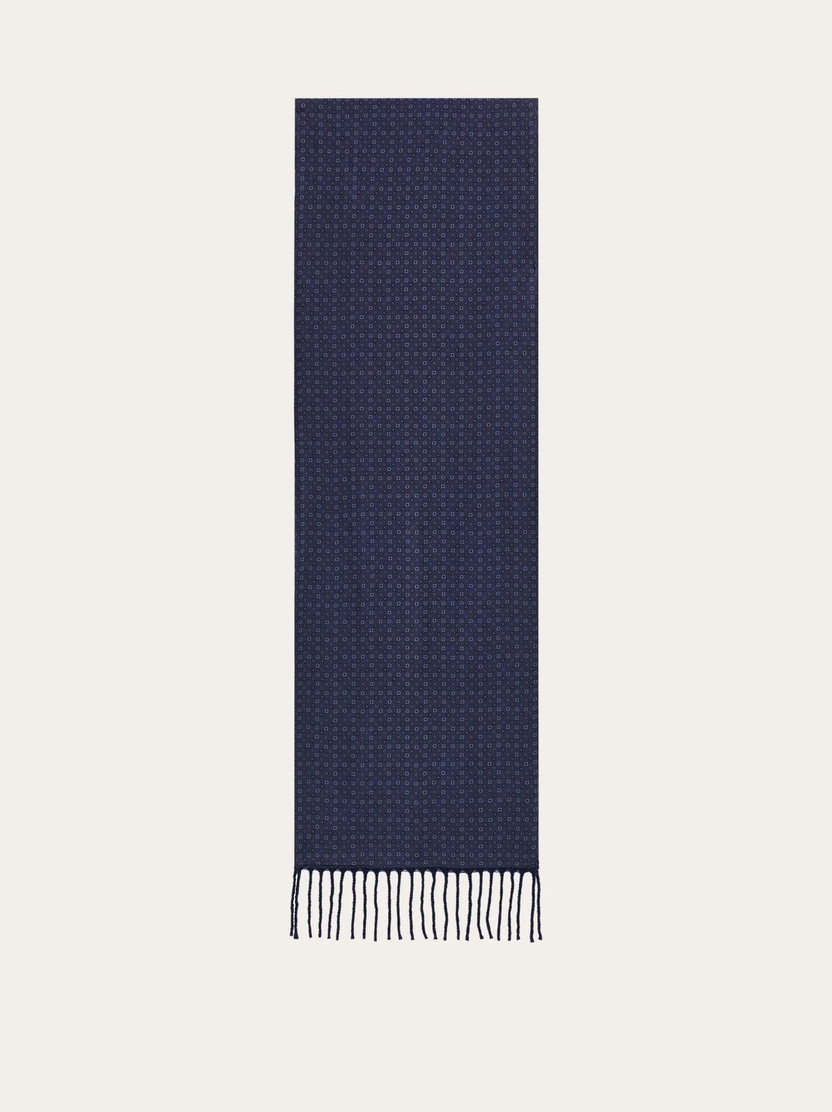 Ferragamo Mens Double face scarf in Blue