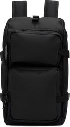 RAINS Black Trail Cargo Backpack